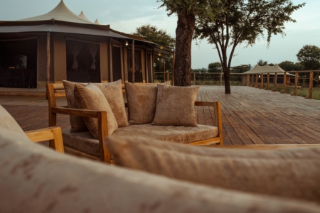 Discover Conserve Safari Serengeti, a luxury safari camp in Central Serengeti offering spacious suites, private decks, dining and easy access to Tanzania's wildlife.